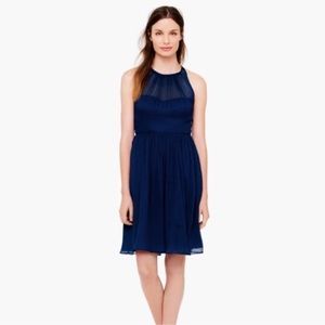 J Crew dress blue size 8 cocktail blue‎ women’s